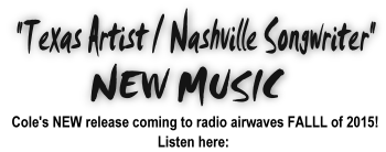 Texas Artist / Nashville Songwriter Cole Degges